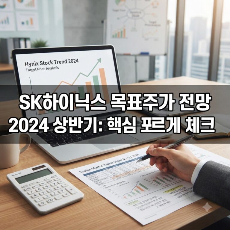 하이닉스 목표주가 전망 2024년 상반기, 핵심 포인트 빠르게 확인