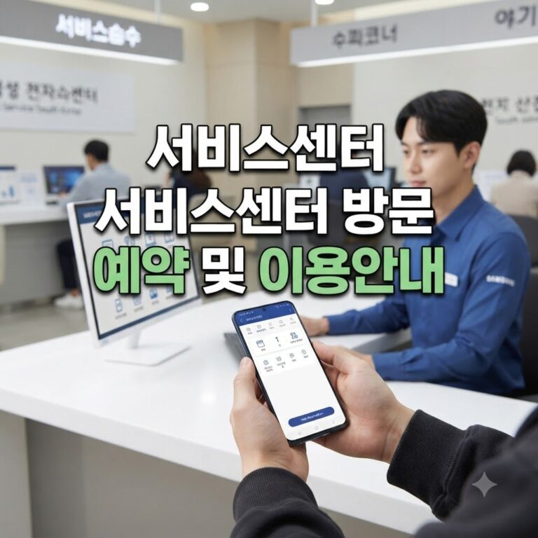 삼성전자서비스 고객센터 연락 방법, 신속 처리 절차 한눈에