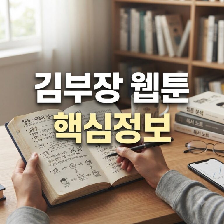 김부장 웹툰 나무위키 등장인물 정보, 핵심만 빠르게 확인