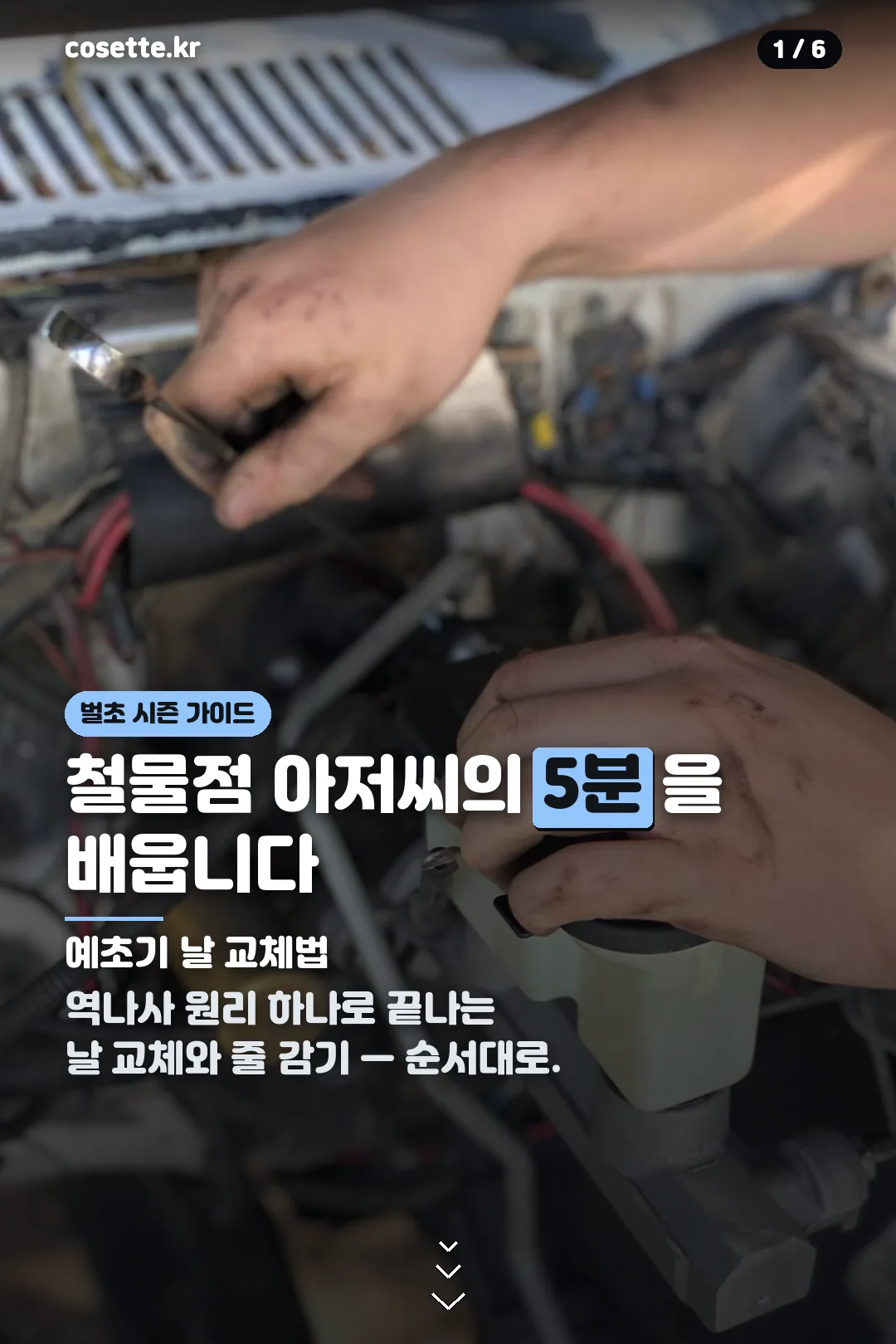 예초기 날 교체법 표지