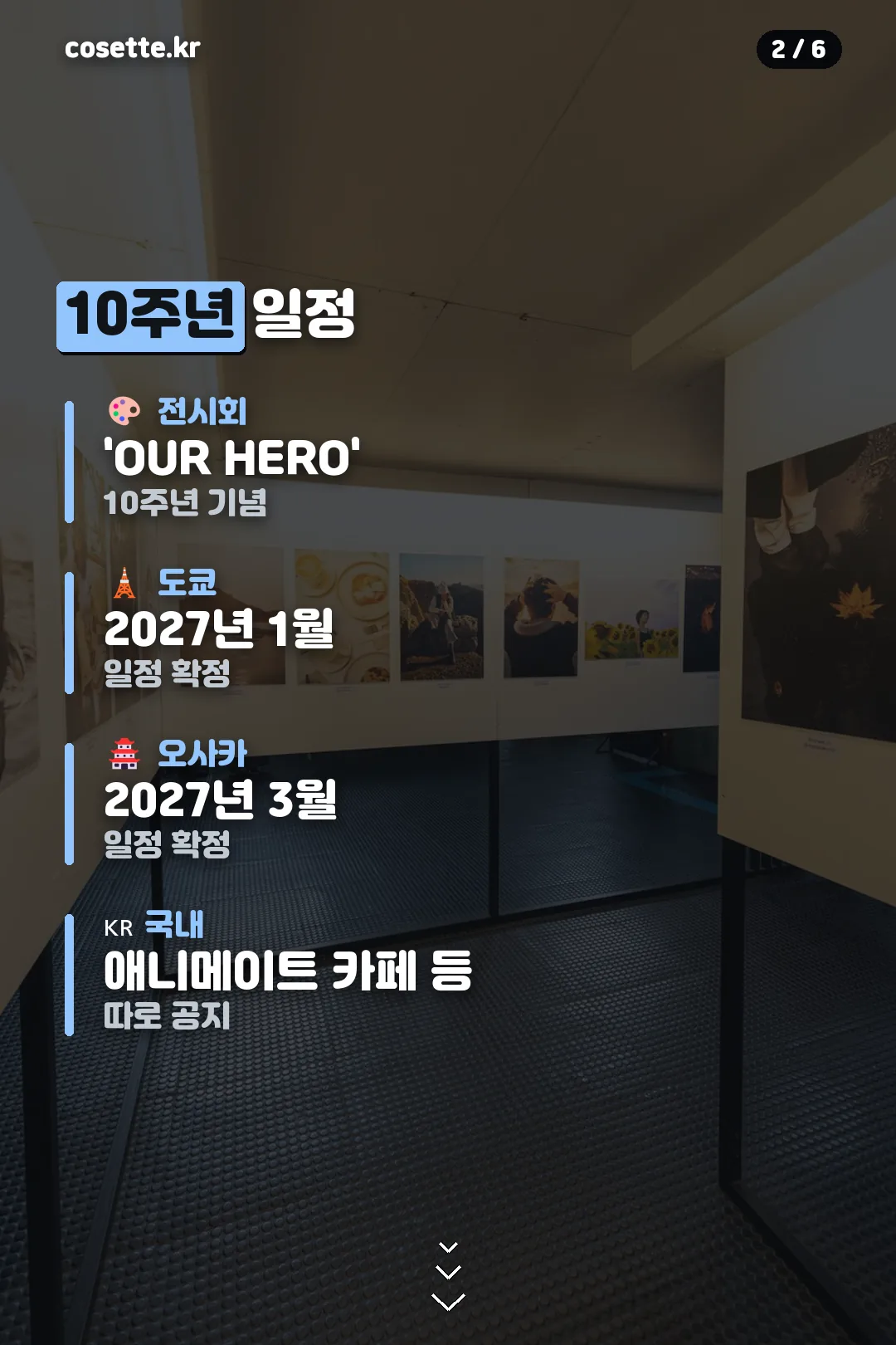 전시회 일정