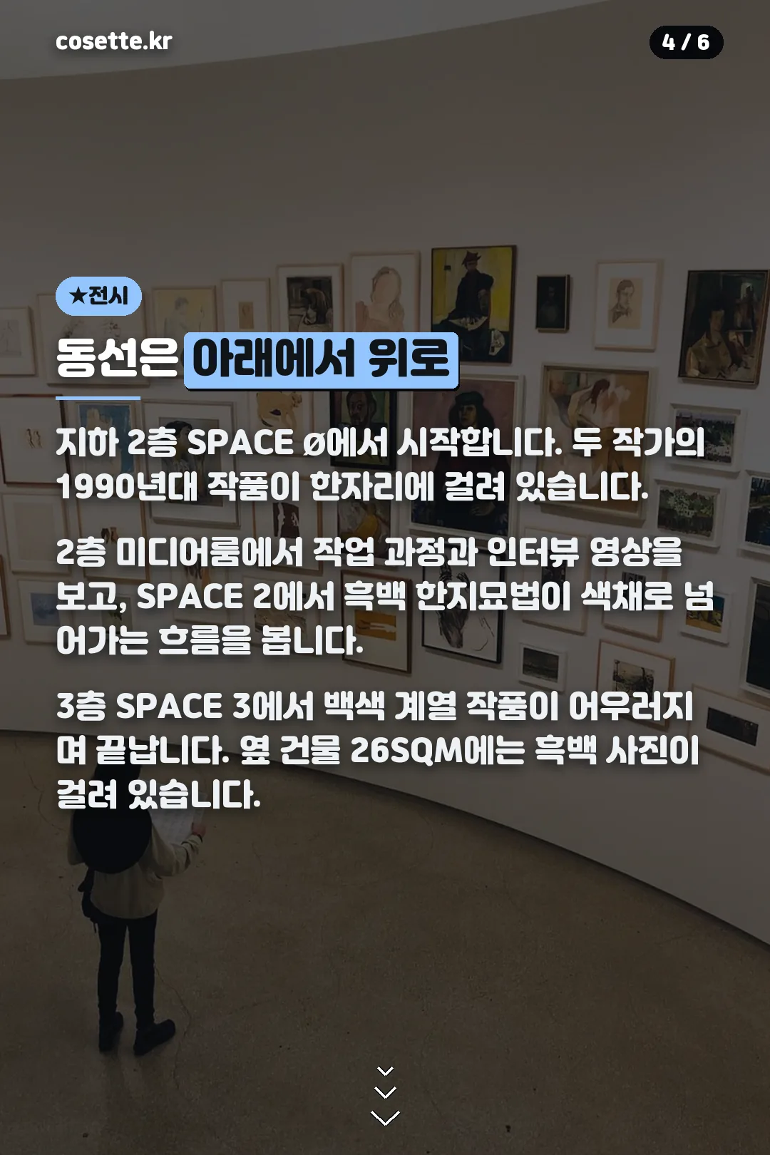 개관전 관람 동선