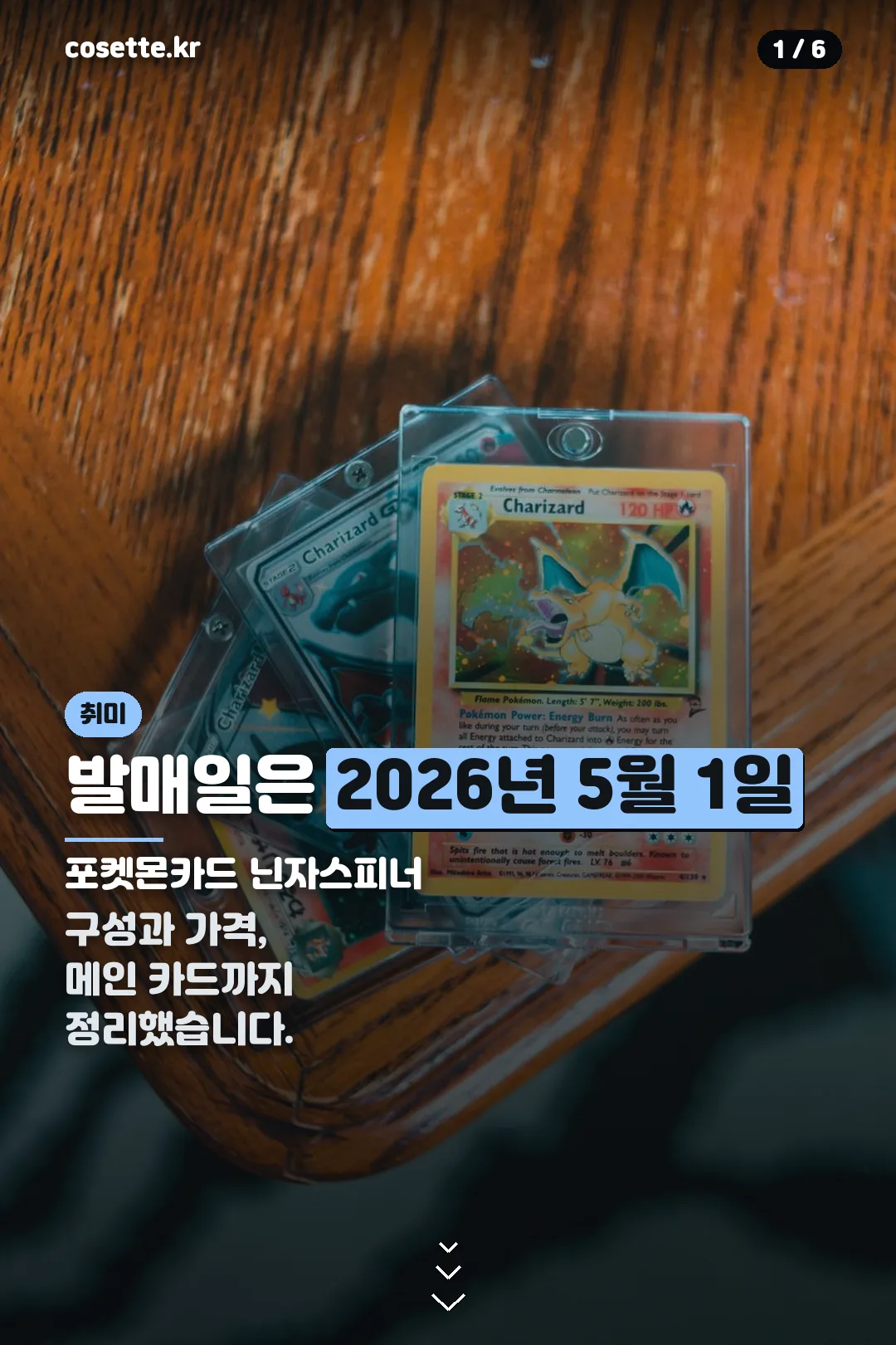 포켓몬카드 닌자스피너 표지