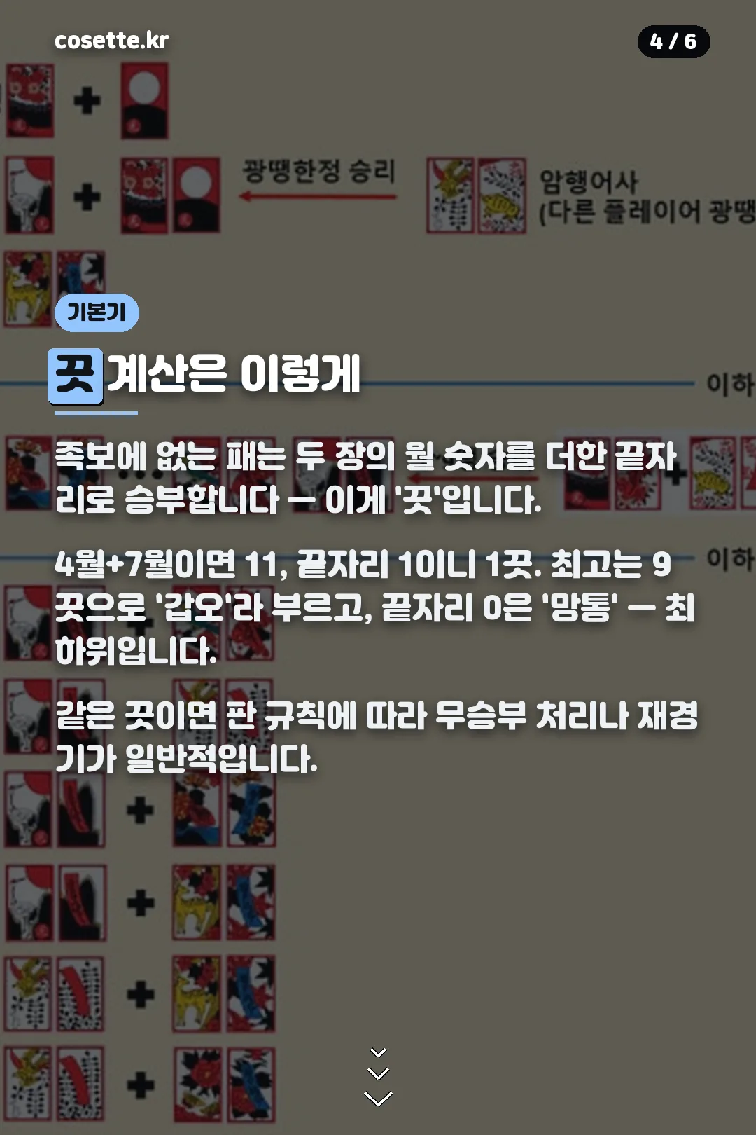 끗 계산법