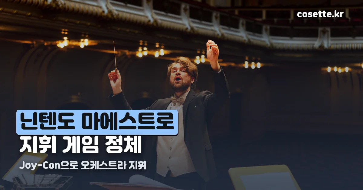 닌텐도 마에스트로 정리 썸네일