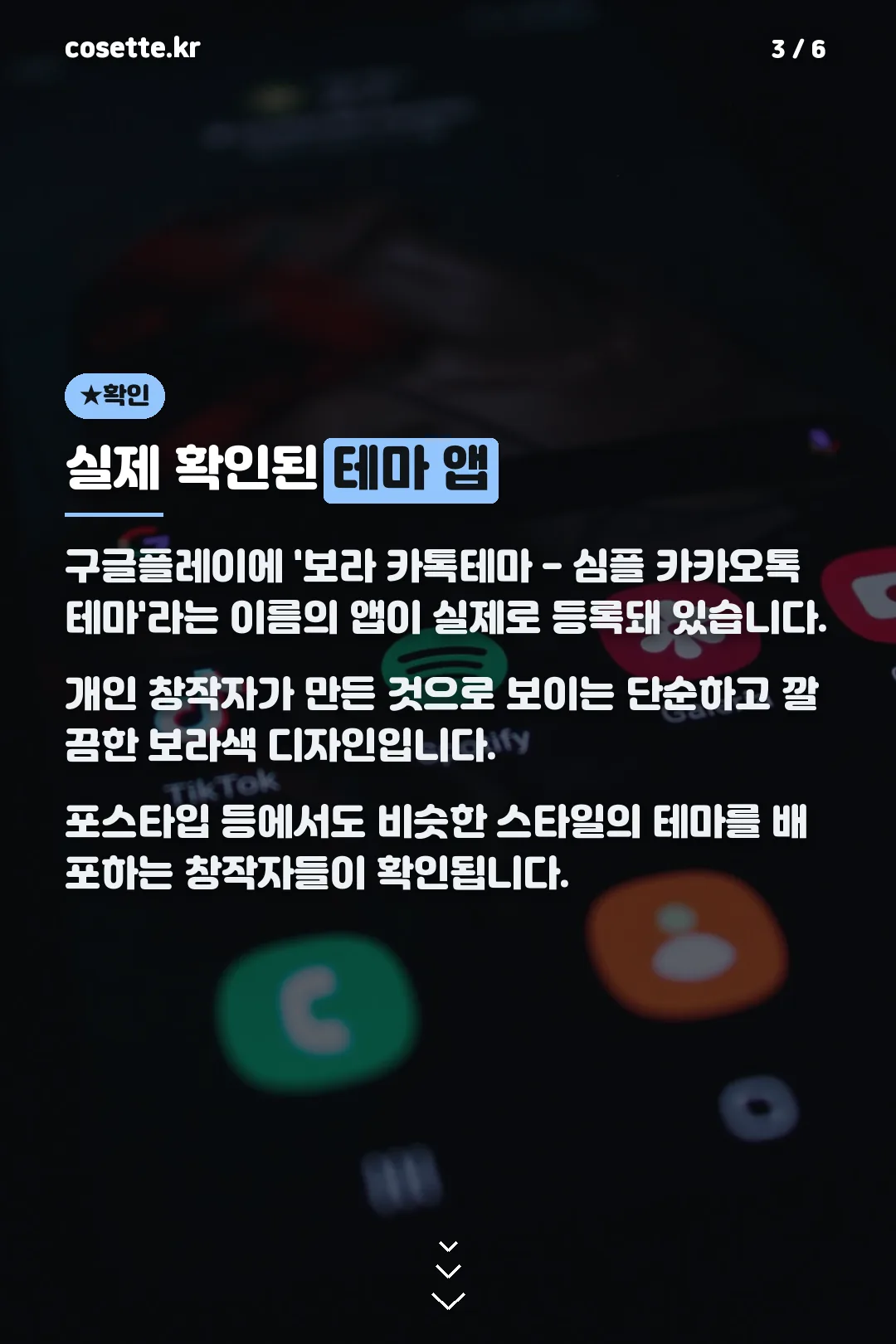 실제 확인된 테마 앱