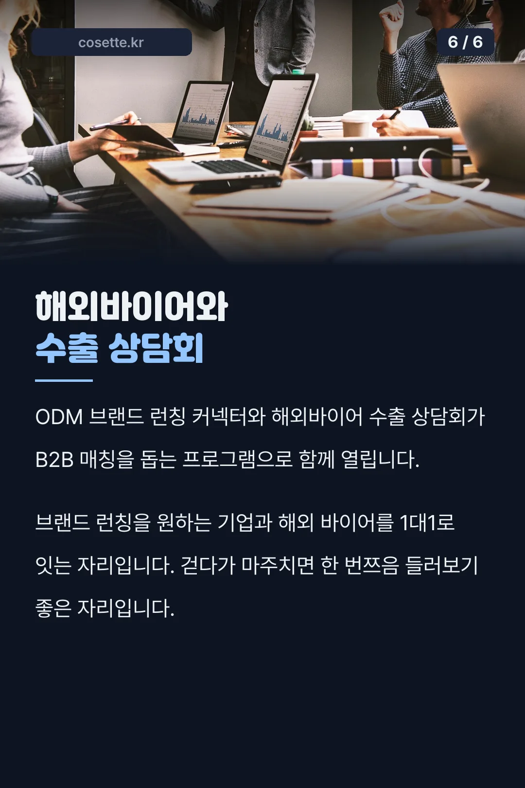 해외바이어 수출 상담회