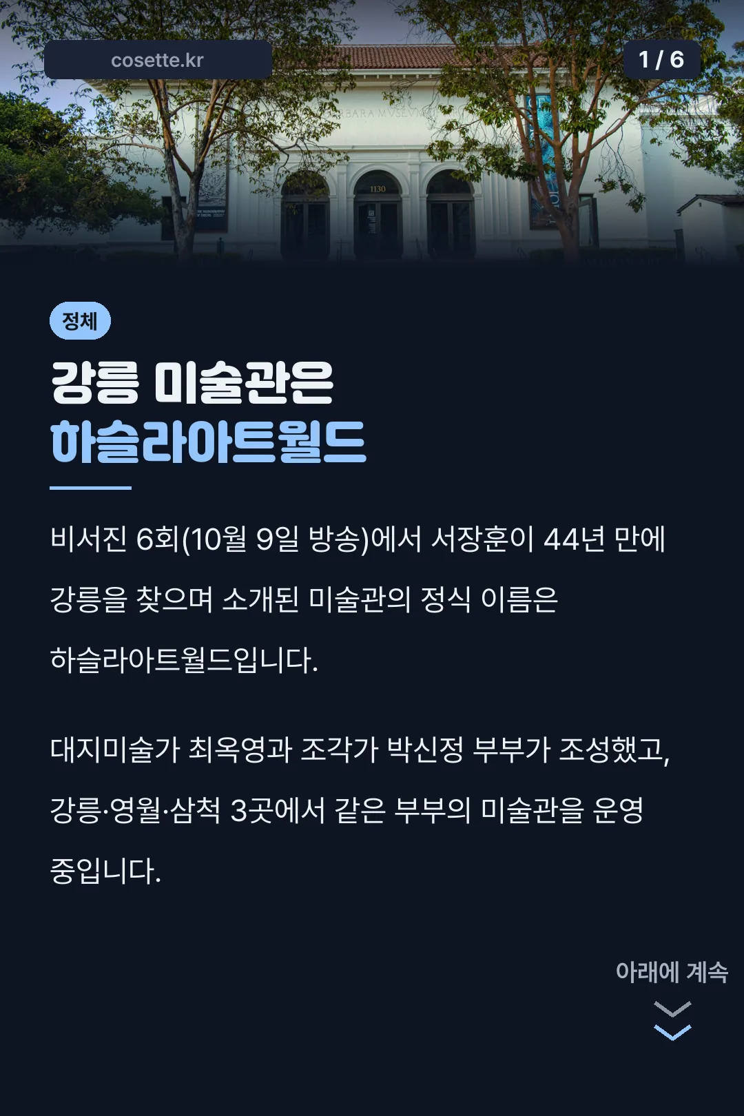 하슬라아트월드 정체