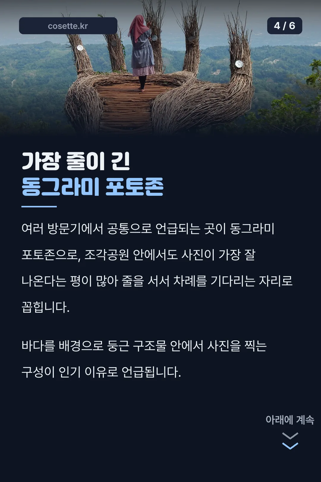 동그라미 포토존 인기 이유